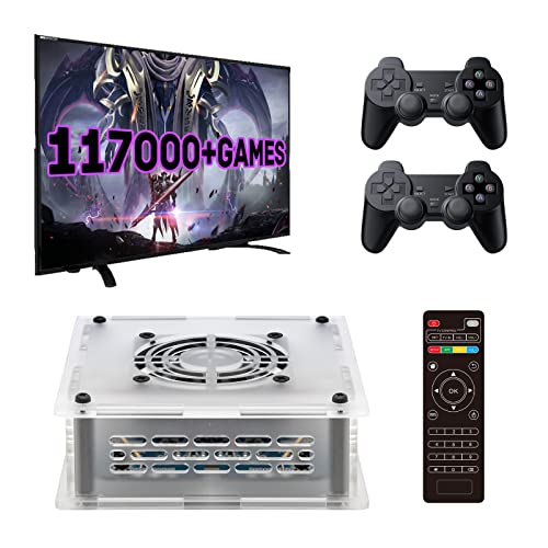 Kinhank Super Console X PRO Plus, Retro Game Console 256GB Built-in 117,000+ Games, TV&Game System in 1, Video Game Console Systems for 4K TV HD/AV Output, Compatible with PS1/PSP/MAME, etc