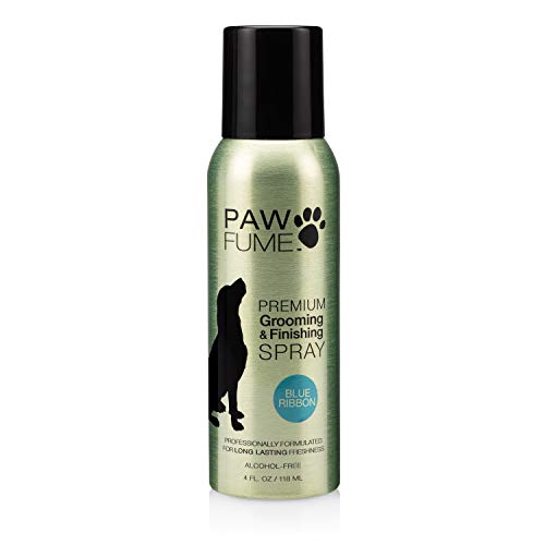 PAWFUME Premium Grooming Spray Dog Spray Deodorizer Perfume for Dogs - Dog Cologne Spray Long Lasting Dog Sprays - Dog Perfume Spray Long Lasting After Bath- Dog deodorizing Spray (Blue Ribbon)