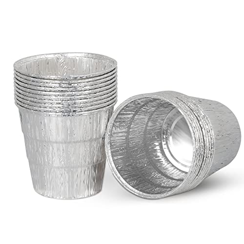 Unidanho Drip Busket Liners 20PACK Aluminum Foil Bucket Disposable Replacement Parts for Traeger Wood Pellet Grills 20/22/34, Pit Boss, REC TEC,& Oklahoma Joe's,Green Mountain Grills(GMG) Accessory