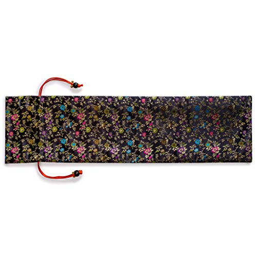 Yellow Mountain Imports Protective Sleeve for Mahjong Racks and Pushers - Floral - 26 Inches