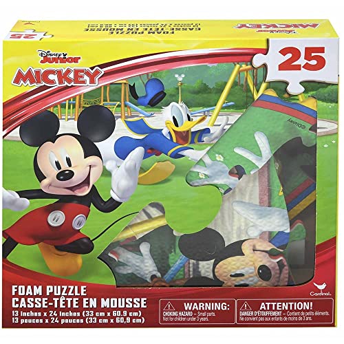 25 Piece Mickey Mouse Foam Puzzle