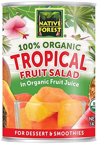 Native Forest Organic Tropical Fruit Salad, 14 Ounce Cans (Pack of 6)