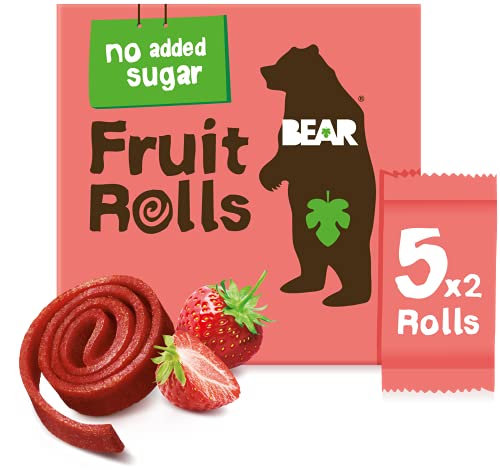 Bear Fruit Strawberry Rolls, 0.7 Ounce, 5 Ct