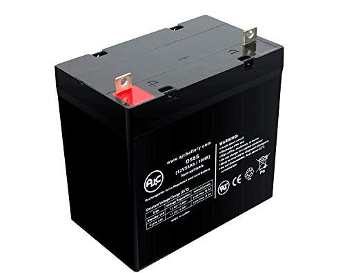 Pride Mobility Quantum 600 12V 55Ah Wheelchair Battery - This is an AJC Brand Replacement