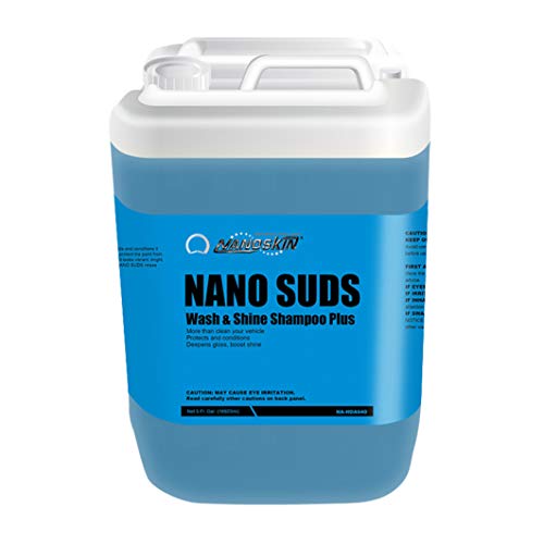 Nanoskin NANO SUDS Foaming Car Wash Shampoo 5 Gallons - Works with Foam Cannon, Foam Gun, Bucket Washes, Car Soap for Pressure Washer | Safe for Cars Trucks, Motorcycles, RVs & More | Fruity Scented