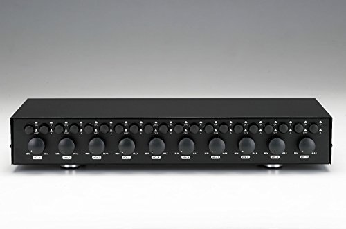 10 Zone / Pair Speaker Selector Switch Switcher with Volume / Level Control Specialty-AV