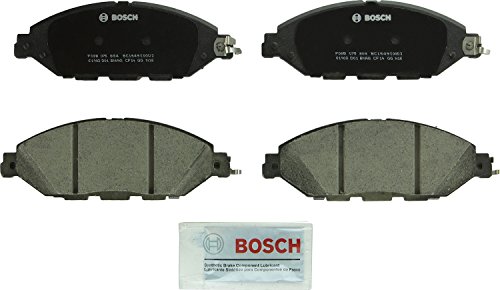 BOSCH BC1649 QuietCast Premium Ceramic Disc Brake Pad Set - Compatible With Select Infiniti JX35, QX60; Nissan Murano, Pathfinder; FRONT