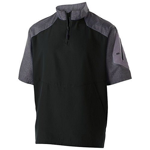 Holloway Sportswear Raider Short Sleeve Pullover 3XL Carbon Print/Black