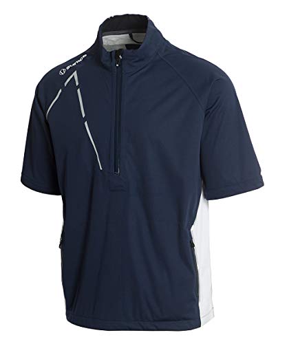 Men's Sullivan Waterproof Stretch Short Sleeve Pullover - Midnight/Magnesium