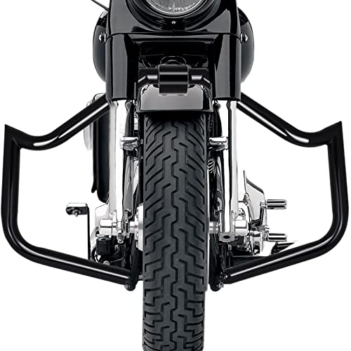 YHTIMIOX Motorcycle 1.26" Fat Engine Guard Crash Bar Sharp Corner Looks Highway Crash Bars Protector Frame for Harley Sportster XL 2004-2022 XR 2008-2013