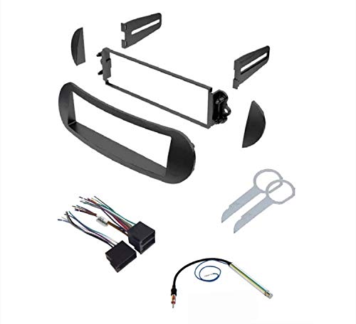 ASC Car Stereo Dash Kit, Wire Harness, Antenna Adapter, and Radio Tool for Installing a Single Din Radio for select VW Volkswagen Beetle Vehicles - Compatible Vehicles Listed Below