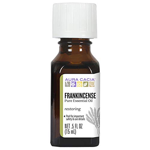 Aura Cacia Essential Oil, Meditative Frankincense, 0.5 fluid ounce, Packaging May Vary