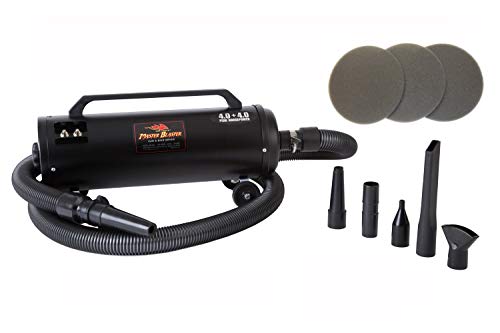 MB-3CD Metro Vac Air Force Master Blaster Car and Motorcycle Detailing Dryer | Bonus- 3 Extra Filters | Auto - Cycle Blower | Five Year Motor Warranty | Made in The USA (Not A Vacuum)