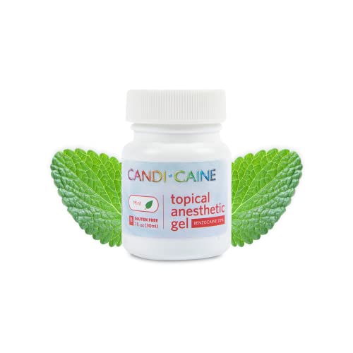 The Essentials Dynamic Dental Candi Caine, Topical Anesthetic Gel, 1 oz, Mint Flavor