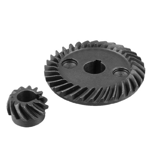 uxcell Metal Spiral Bevel Gear Set for Makita 9523 Angle Sander