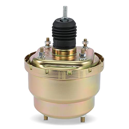 A-Premium Vacuum Power Brake Booster Compatible with most Street Rods, Hot Rods, Muscle Car, Trucks and Vans, 7 Inch Dual Diaphragm, without Master Cylinder, Replace# PB7537