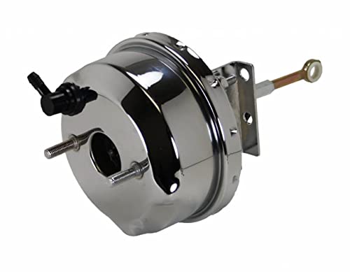 LEED BRAKES 7 Inch Power Brake Booster With Brackets (Chrome)