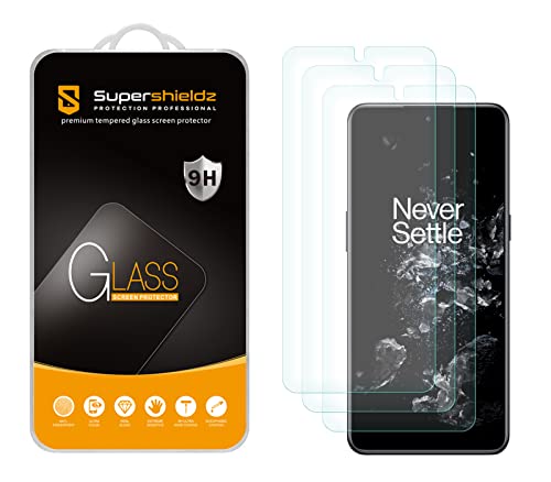 (3 Pack) Supershieldz Designed for Oneplus 10T 5G Tempered Glass Screen Protector, Anti Scratch, Bubble Free