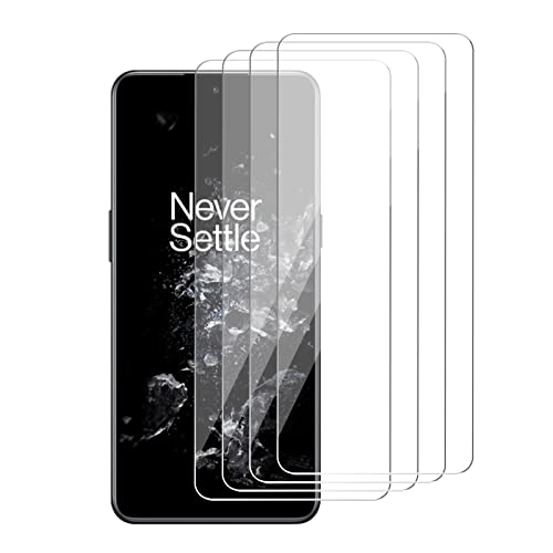 iCsapr [4 Pack] Glass Screen Protector Compatible for Oneplus 10T [9H Hardness]-HD Screen Tempered Glass, Scratch Resistant, Easy Install [Case Friendly][Bubble Free] 2.5D Edge [Impact Protection]