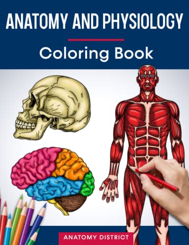 Anatomy and Physiology Coloring Book: Incredibly Detailed Self-Test Human Anatomy Coloring Book for Studying & Relaxation | Perfect Gift for Kids, Medical School Students, Adults, Nurses & Doctors