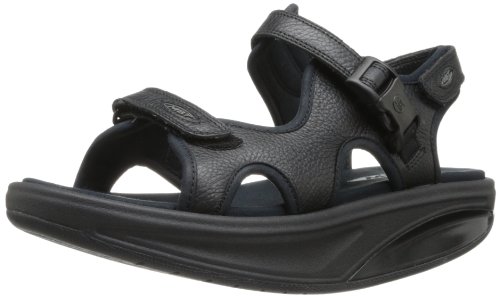 MBT Rocker Bottom Shoes Womens  Everyday Casual Sandals Kisumu - Black