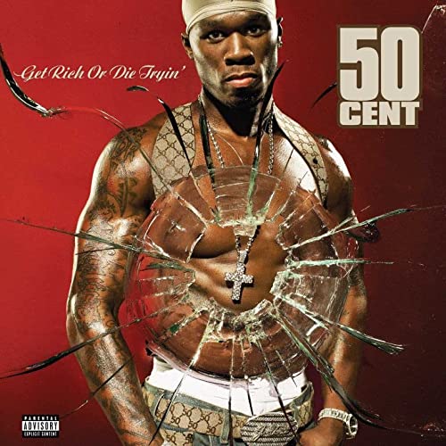 Get Rich or Die Tryin' - Explicit Lyrics, Clear Colored Vinyl 2XLP