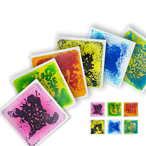 6 Pack Sensory Liquid Tiles, 12" x 12"