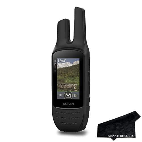 Garmin Rino 755t GPS Navigator Handheld with 2-Way Radio, Camera, Preloaded TOPO and Signature Cloth