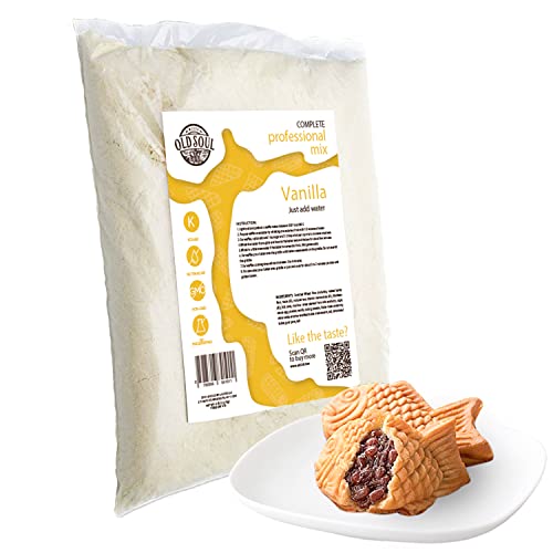 ALDKitchen Taiyaki Waffle Mix | Dough Mix for Egg Waffles (Vanilla, 5 Pound (Pack of 1))