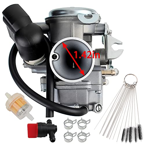 MOTOALL Carburetor for Honda Ruckus 50 NPS NPS50 NPS50S AC 2008-2019 W/ Gas Valve Filter