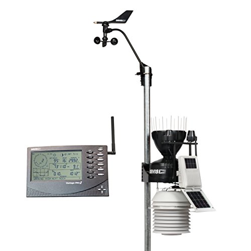 Davis Instruments 6163 Vantage Pro2 Plus Wireless Weather Station with UV Sensor, Solar Radiation Sensor and 24-hr Fan-Aspirated Radiation Shield