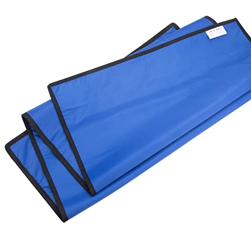 ANNWAH Lead Xray Blanket 0.5mmpb - Dental Xray Shielding Blanket - Lead Lined XRay Protection Blanket Shield Large Size 24"*48" Blue Color