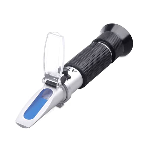 Antifreeze Refractometer, 3-in-1 Antifreeze Coolant Tester for Checking Freezing Point, Concentration of Ethylene Glycol Propylene Glycol Based Automobile Antifreeze Coolant Condition