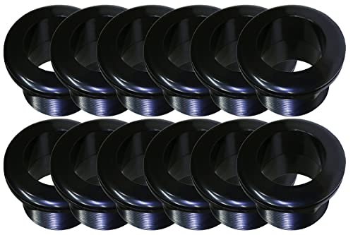 2 Inch Bulkhead Fitting 12/Pack - Slip x Slip for 2" PVC Pipe Heavy Duty Premium Bulkheads  Made in the USA - RDWC - Aquariums - Sumps - Holding Systems - Rain Barrel - Hydroponics Systems