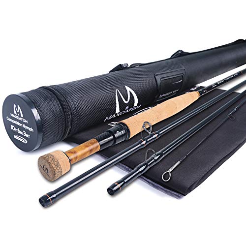 Maxcatch Competition InTouch Nymph Fly Rod for Euro nymphing Fly Fishing (10ft6 3wt 4sec)
