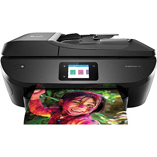 HP Envy Wireless All-in-One Color Photo Inkjet Printer - Black -Print Copy Scan Fax - 15 ppm, 4800 x 1200 dpi, 35-Page ADF, 2.65" Touchscreen Display, Auto 2-Sided Printing, WiFi, Ethernet