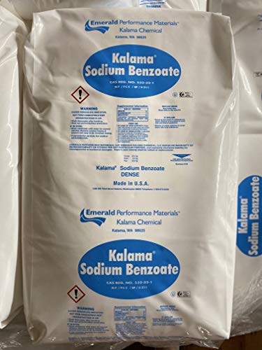 Sodium Benzoate Minimum 99% Purity! 55LB (25KG) Bag!
