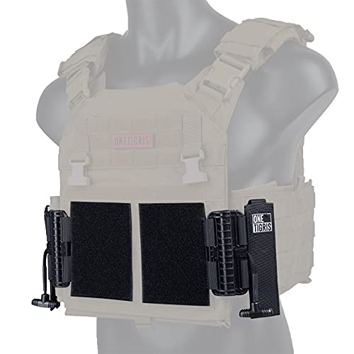 OneTigris MOLLE Quick Release Adapters for Plate Carrier, Cummerbund Quick Disconnect Buckles Airsoft Tactical Vest Accessories