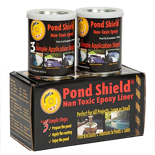 Pond Armor SKU-Dblue-QT-R Delta Blue Pond Shield 1.5 Quart Kit Non-Toxic epoxy Coating