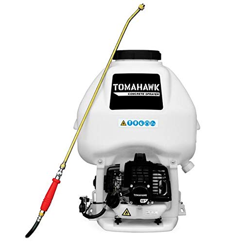 Tomahawk 6.5 Gal Motorized Backpack Concrete Sprayer with Wand and .5 GPM Fan Nozzle Included