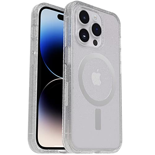 OtterBox SYMMETRY SERIES+ CLEAR Antimicrobial Case with MagSafe for iPhone 14 Pro (ONLY) - STARDUST (Clear/Glitter)