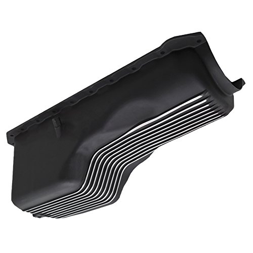 Assault Racing Products A8440PBK Big Block Chevy Gen 4 Finned Black Aluminum Oil Pan BBC 396 402 427 454