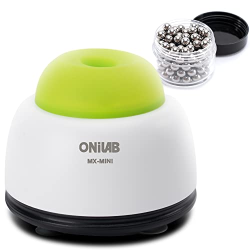 ONiLAB Mini Vortex Mixer with Touch Function, Lab Mixing, Nail Polish,Tattoo Ink,Eyelash Adhesives and Acrylic Paints Mixing, Lab Vortexer for Centrifuge Tubes and Test Tubes,Green