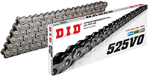 DID (525VO-120) Steel 120 Link Professional V Series O-Ring Chain with Connecting Link