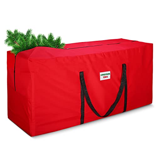 Perfect Fit Christmas Tree Storage Bag with Handles and Zipper - Extra Large Storage Tote for Up To 6ft Christmas Holiday Tree - Waterproof Storage Bag, Dust, Moisture, and Insect Protection