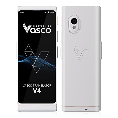 Vasco V4 Language Translator Device | 108 Languages | Free Lifetime Internet for Translations in Almost 200 Countries | Model 2022