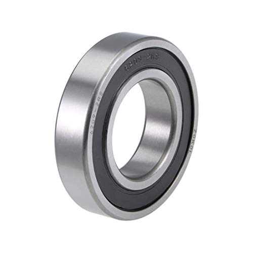 uxcell 6208-2RS Deep Groove Ball Bearings Z2 40mm x 80mm x 18mm Double Sealed Chrome Steel