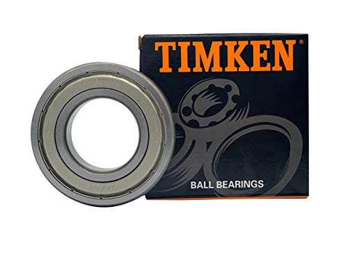 TIMKEN 6208 ZZC3 2 Pcs Double Metal Seal Bearings 40x80x18mm, C3 Clearance,Pre-Lubricated and Stable Performance and Cost Effective, Deep Groove Ball Bearings.