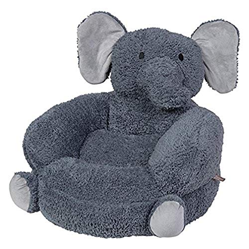 Trend Lab 3 Plush Chair, 1 Count (Pack of 1), Elephant