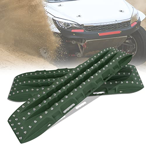 Viplink Offroad Traction Boards - Recovery Traction Tracks Mat for 4X4 Offroad Sand Snow Mud Track Tire Ladder - Set of 2.